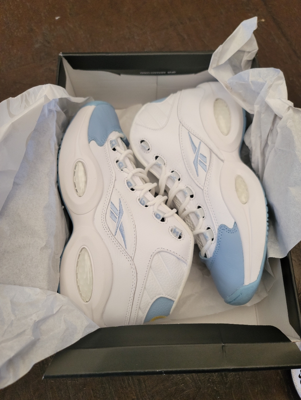 Mens Reebok Question Mid Denver Nuggets - Picture 2 of 13